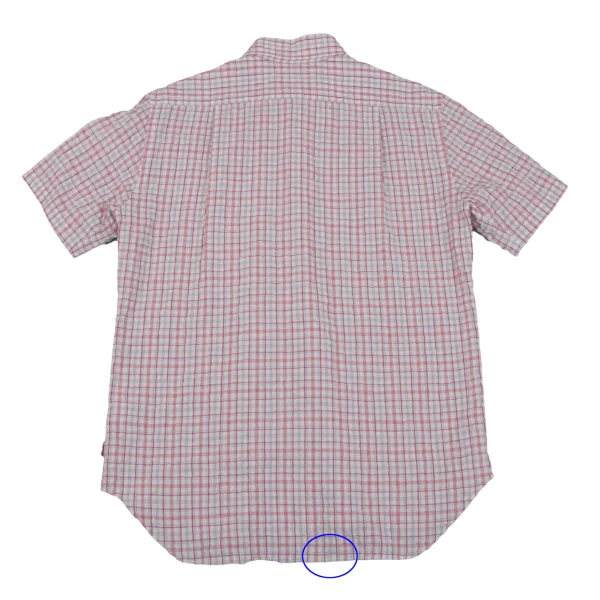 Papas+ Cotton Poly Check Seersucker Short Sleeve Shirt K-163743_008