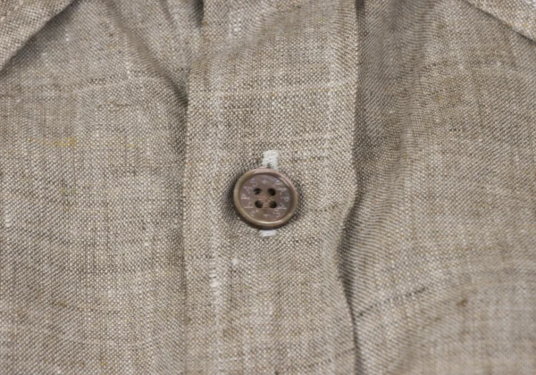 Papas+ Animals Embroidery Linen Shirt K-163744_005