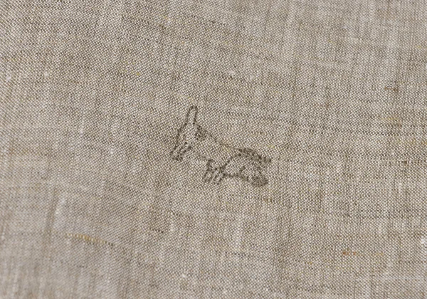 Papas+ Animals Embroidery Linen Shirt K-163744_010