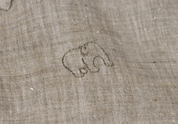 Papas+ Animals Embroidery Linen Shirt K-163744_012