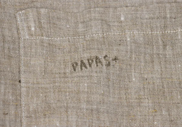 Papas+ Animals Embroidery Linen Shirt K-163744_014