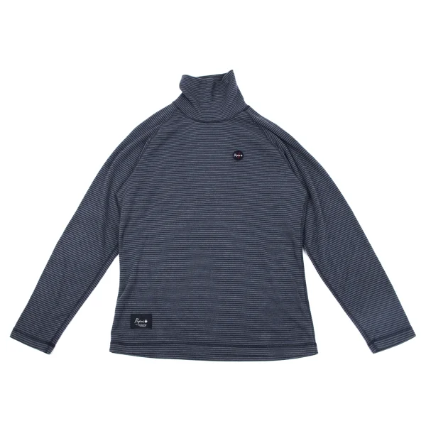Papas+ Golf Patch Striped Turtleneck T Shirt Navy S K-163745_001