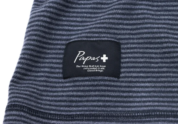 Papas+ Golf Patch Striped Turtleneck T Shirt K-163745_008