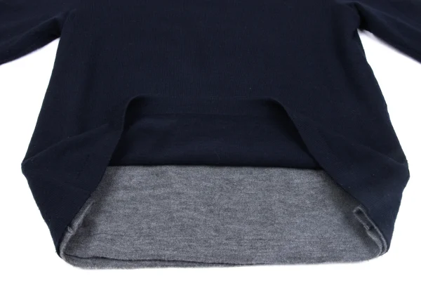 Papas+ Wool Layered Design Reversible High Neck Knit Sweater K-163746_009