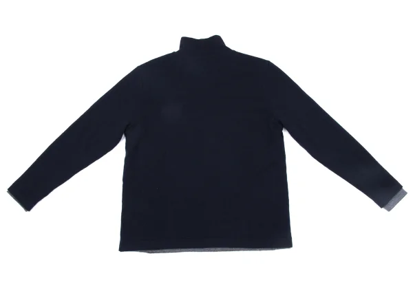 Papas+ Wool Layered Design Reversible High Neck Knit Sweater K-163746_013