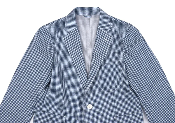 Papas+ Checked Transfer Printed Poly Jacket K-163749_002