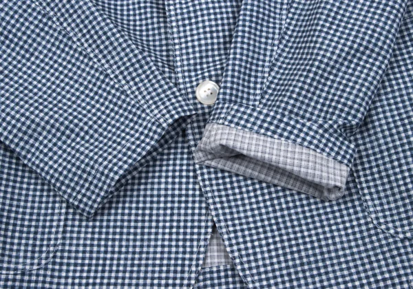 Papas+ Checked Transfer Printed Poly Jacket K-163749_007