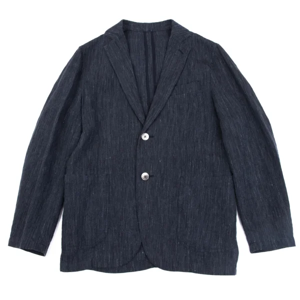 Papas+ Linen Denim Like 2B Jacket Navy S K-163750_001