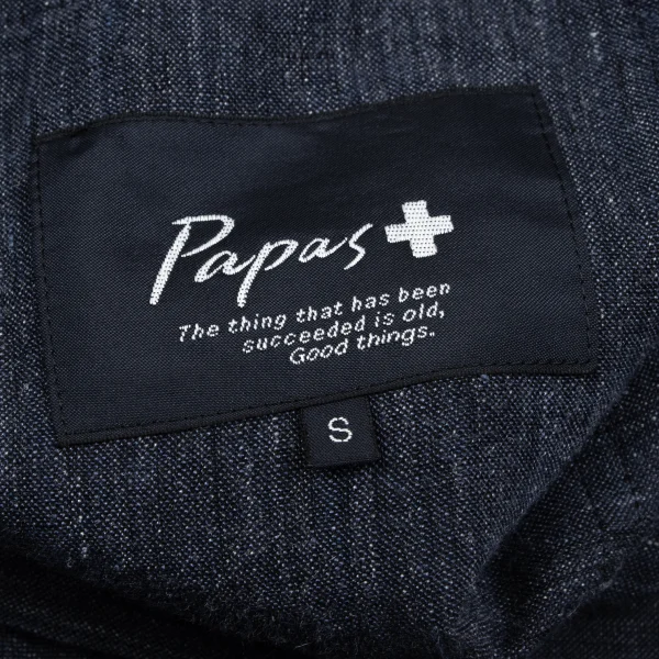 Papas+ Linen Denim Like 2B Jacket K-163750_016