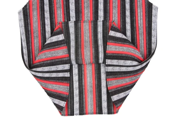 PLEATS PLEASE Stripe Pleated Sleeveless Top K-163751_007