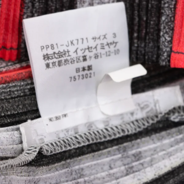 PLEATS PLEASE Stripe Pleated Sleeveless Top K-163751_010