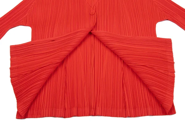 PLEATS PLEASE Pleats V Neck Cardigan K-163755_008