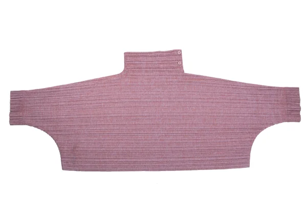 PLEATS PLEASE High Neck Dolman Sleeve Wide Top K-163756_002