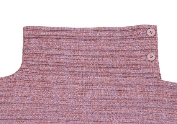 PLEATS PLEASE High Neck Dolman Sleeve Wide Top K-163756_004