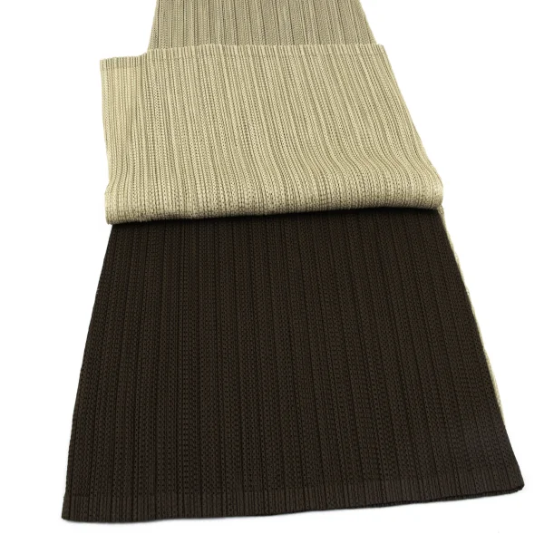 PLEATS PLEASE Mesh Pleated Layered Sleeveless Dress K-163758_007