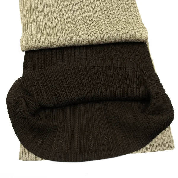 PLEATS PLEASE Mesh Pleated Layered Sleeveless Dress K-163758_008