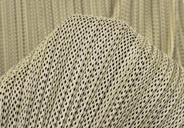 PLEATS PLEASE Mesh Pleated Layered Sleeveless Dress K-163758_011