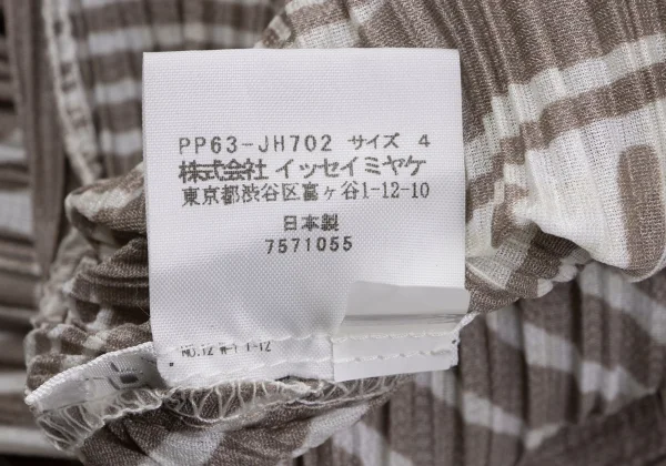 PLEATS PLEASE Printed Stand-collar Shirt Dress K-163760_017