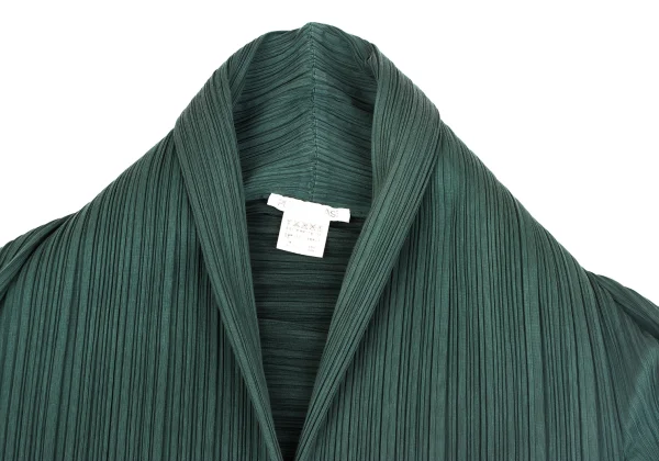 PLEATS PLEASE Cotton Poly Raglan Shawl Collar 1B Jacket K-163761_004