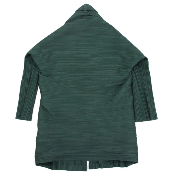 PLEATS PLEASE Cotton Poly Raglan Shawl Collar 1B Jacket K-163761_010