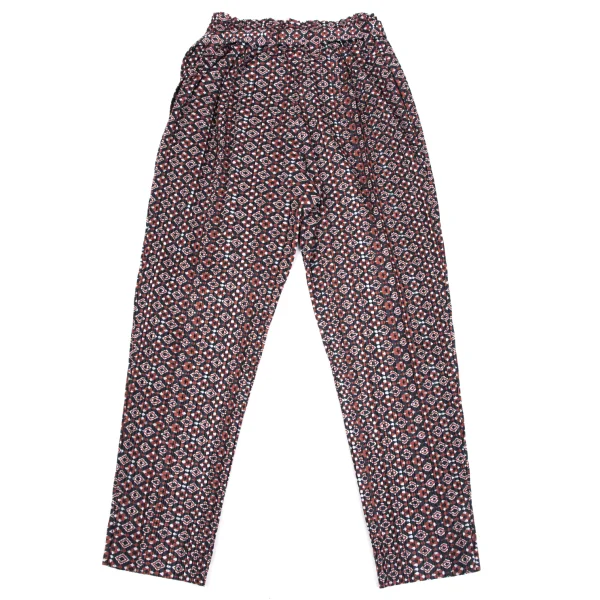 PLEATS PLEASE Geometric Print Belted Pants K-163762_007