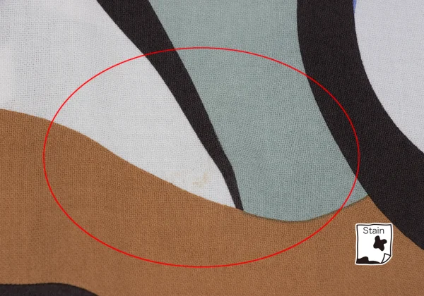 ISSEY MIYAKE Cotton Geometric Printed Sleeveless Blouse K-163765_004