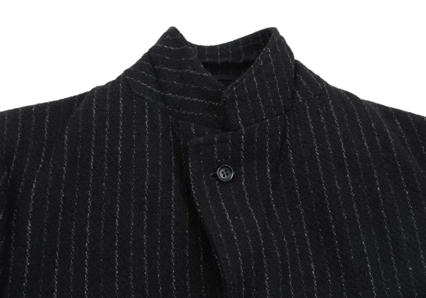 COMME des GARCONS HOMME HOMME Elbow Patch Wool Stripe Jacket K-163768_006