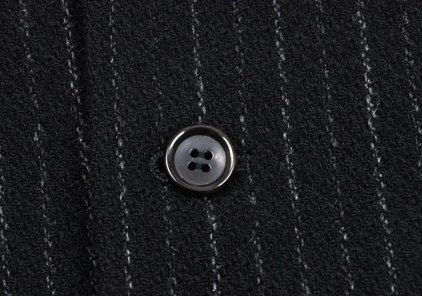 COMME des GARCONS HOMME HOMME Elbow Patch Wool Stripe Jacket K-163768_008