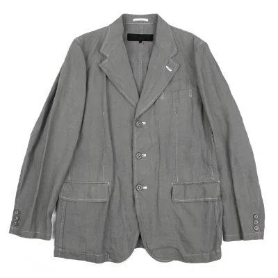 COMME des GARCONS HOMME Dyed Linen 3B Jacket
