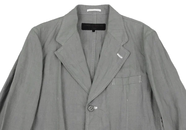 COMME des GARCONS HOMME Dyed Linen 3B Jacket K-163769_002