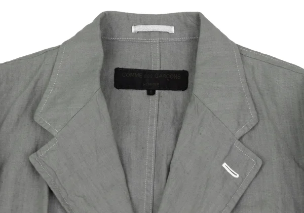 COMME des GARCONS HOMME Dyed Linen 3B Jacket K-163769_003