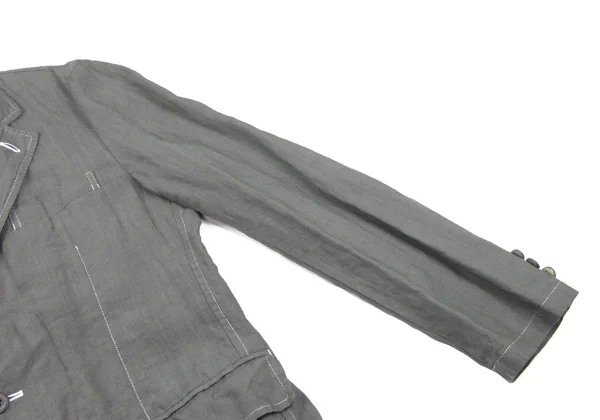 COMME des GARCONS HOMME Dyed Linen 3B Jacket K-163769_006