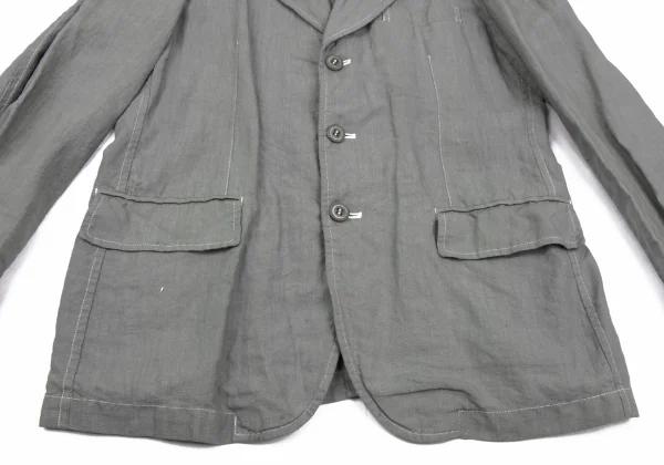 COMME des GARCONS HOMME Dyed Linen 3B Jacket K-163769_008