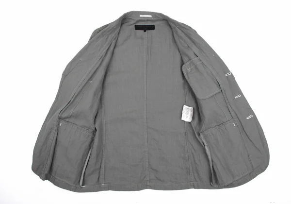 COMME des GARCONS HOMME Dyed Linen 3B Jacket K-163769_011