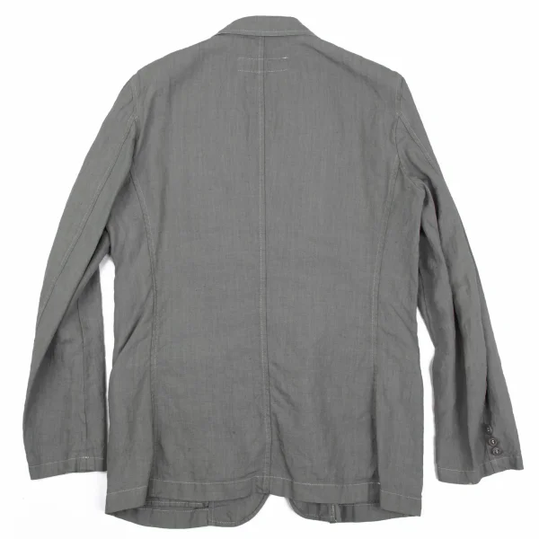COMME des GARCONS HOMME Dyed Linen 3B Jacket K-163769_012