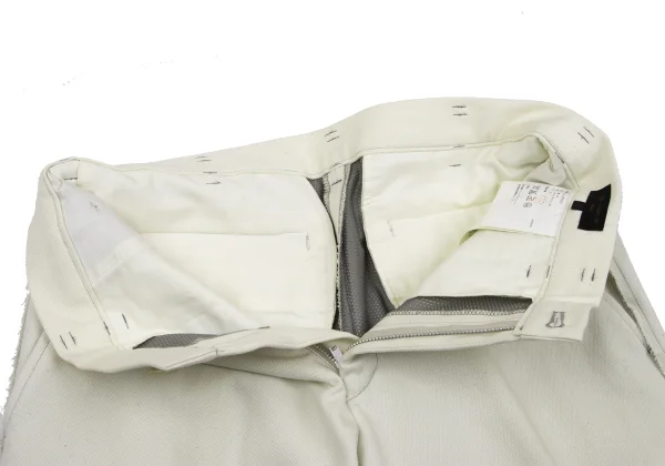 COMME des GARCONS HOMME Cut-off Mesh Design Cotton Pants K-163770_006