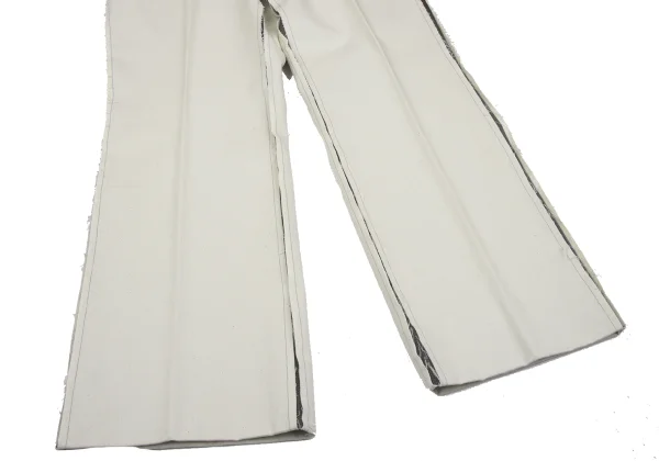 COMME des GARCONS HOMME Cut-off Mesh Design Cotton Pants K-163770_009