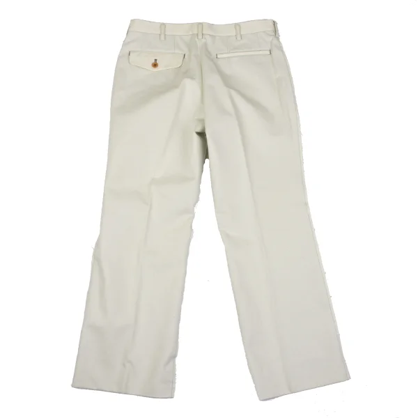 COMME des GARCONS HOMME Cut-off Mesh Design Cotton Pants K-163770_012