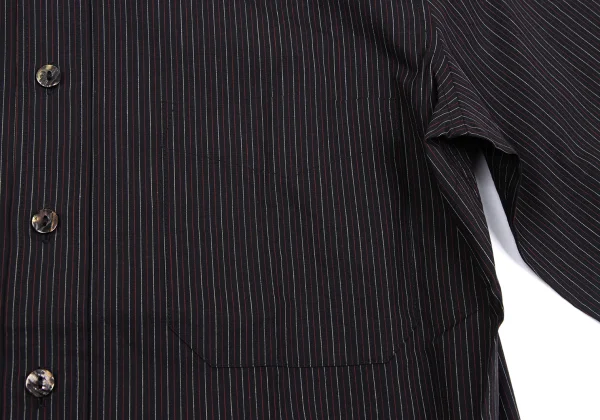 Jean Paul GAULTIER CLASSIQUE Cotton Cross-Chain Design Striped Shirt K-163772_005