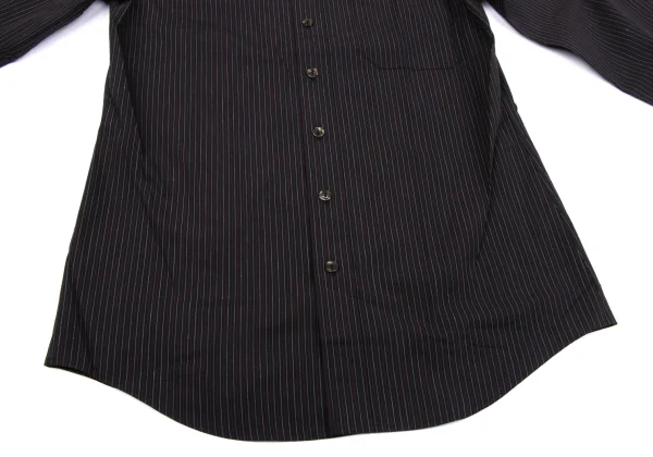 Jean Paul GAULTIER CLASSIQUE Cotton Cross-Chain Design Striped Shirt K-163772_008