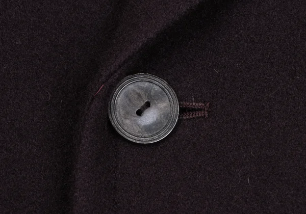 Jean Paul GAULTIER HOMME Wool Nylon Peaked Lapel Coat K-163774_005