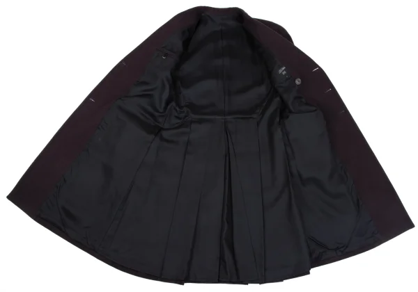 Jean Paul GAULTIER HOMME Wool Nylon Peaked Lapel Coat K-163774_012