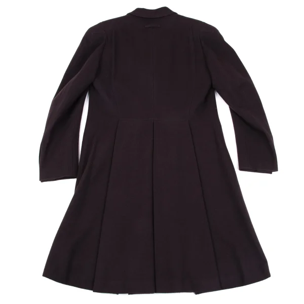 Jean Paul GAULTIER HOMME Wool Nylon Peaked Lapel Coat K-163774_013