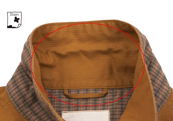 Karl Helmut Cotton Lining Check Patch Design Jacket K-163775_004