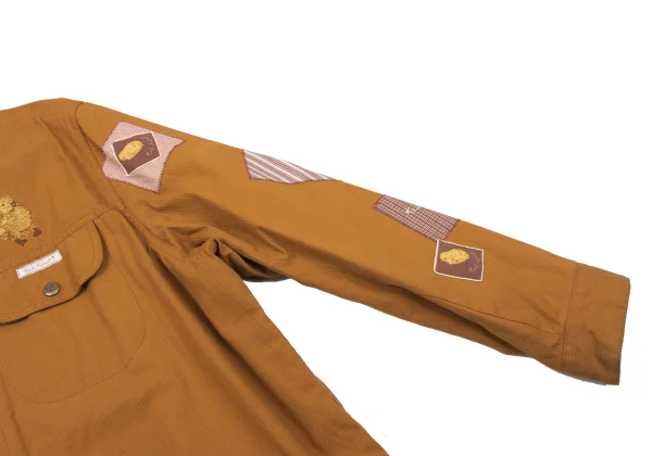 Karl Helmut Cotton Lining Check Patch Design Jacket K-163775_008