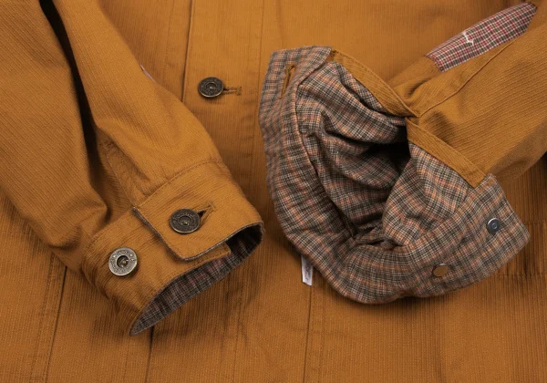 Karl Helmut Cotton Lining Check Patch Design Jacket K-163775_010