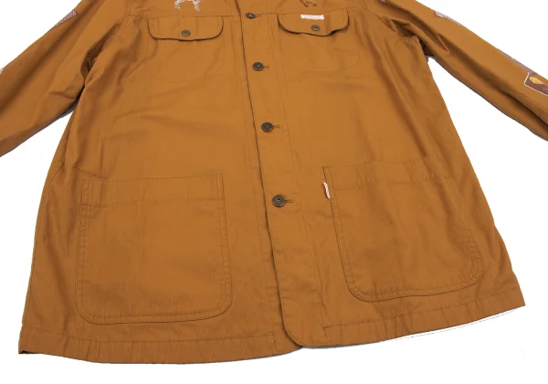 Karl Helmut Cotton Lining Check Patch Design Jacket K-163775_011