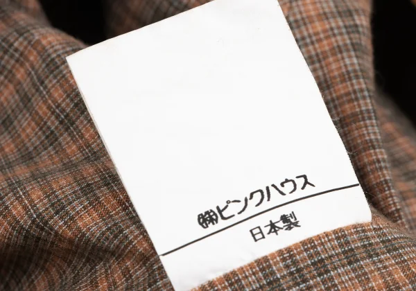 Karl Helmut Cotton Lining Check Patch Design Jacket K-163775_017