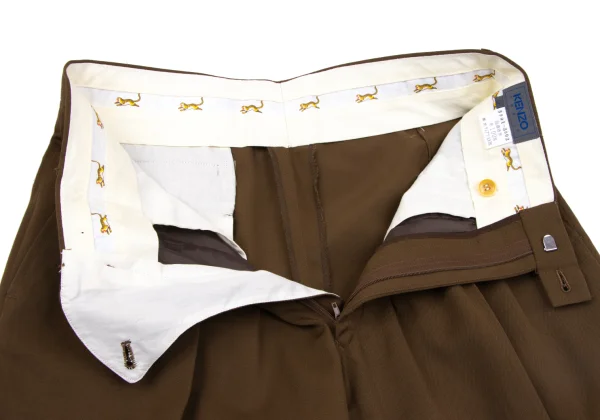 KENZO Wool Gaba Lining Animal Jacket & Pants K-163778_014