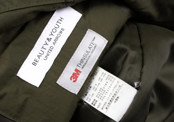 BEAUTY & YOUTH TUNITED ARROW Nylon Fly Front Padded Coat K-163779_016